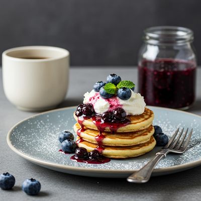 Blueberry Creamcheese Mini Pancakes